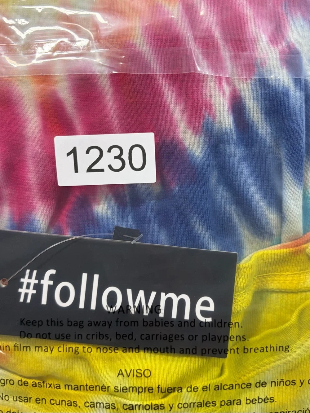 NWT Tie-Dye Spiral Lounge Set (M) - Picture 6 of 6